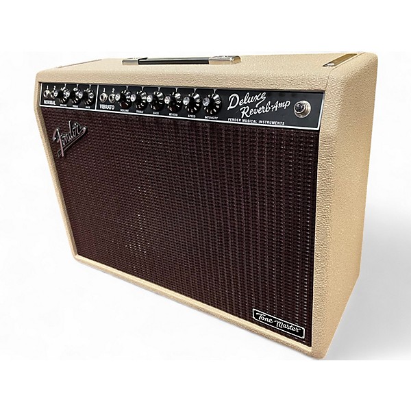 Used Fender DELUXE REVERB BLONDE TONEMASTER Guitar Combo Amp
