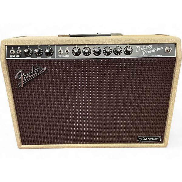 Used Fender DELUXE REVERB BLONDE TONEMASTER Guitar Combo Amp