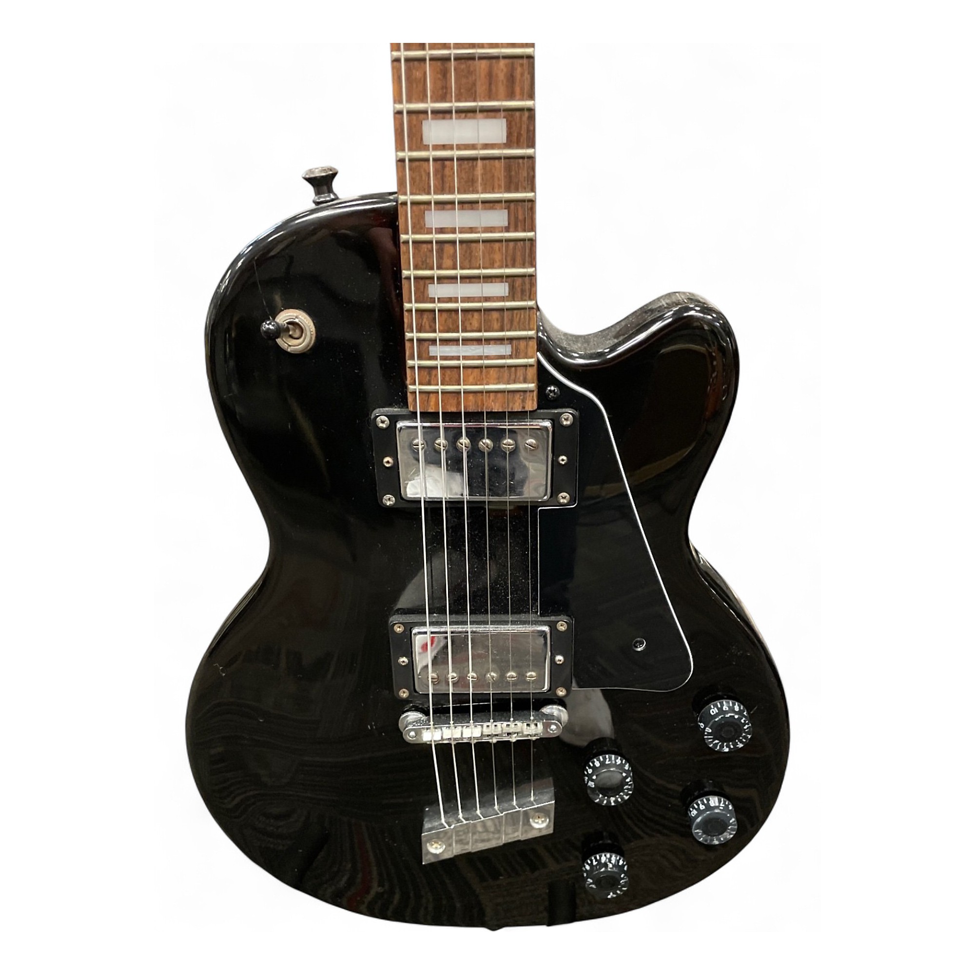Used DeArmond M65 Black Solid Body Electric Guitar Black | Guitar