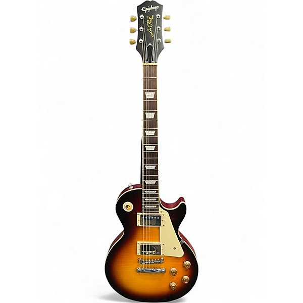 Used Epiphone 1959 Reissue Les Paul Standard Tobacco Sunburst Solid Body Electric Guitar