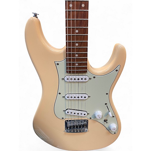 Used Ibanez 1P01 Cream Solid Body Electric Guitar