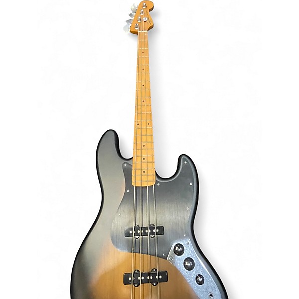 Used Squier Squier 40th Anniversary Jazz 2 Tone Sunburst Electric Bass Guitar