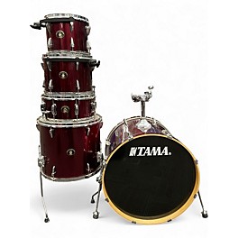 Used TAMA 5 Piece Rockstar Red Drum Kit