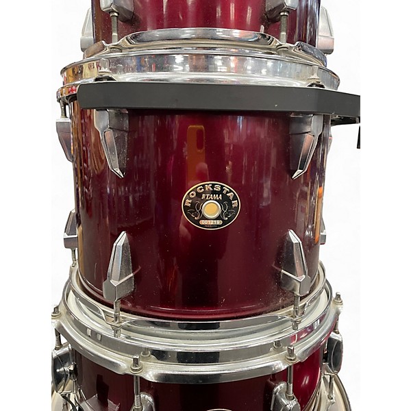 Used TAMA 5 Piece Rockstar Red Drum Kit