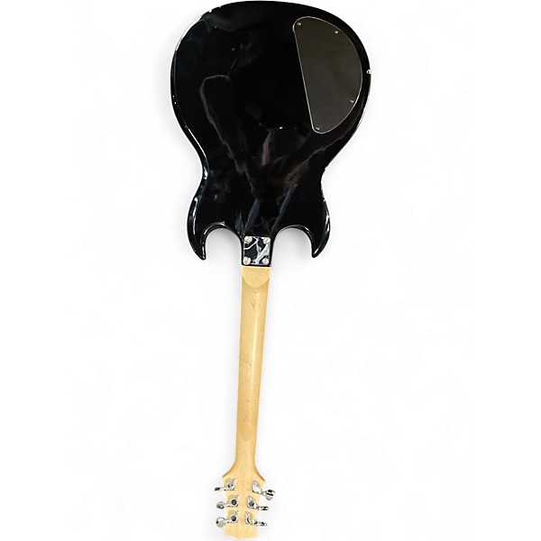 Used Silvertone SG Style LILY Black Solid Body Electric Guitar