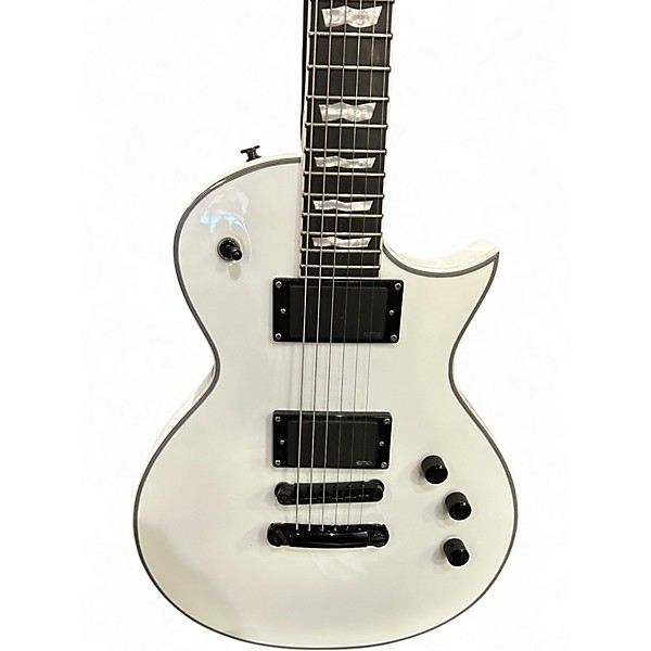 Used ESP LTD EC1000T CTM Snow White Solid Body Electric Guitar