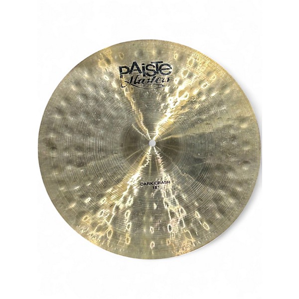 Used Paiste 18in Twenty Masters Collection Dark Crash Cymbal