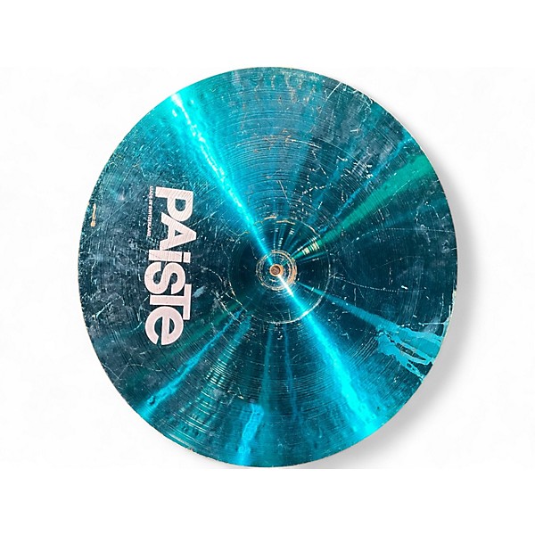 Used Paiste 20in 2000 COLORSOUND GREEN POWER RIDE Cymbal