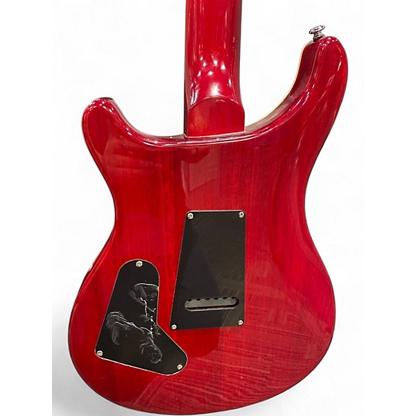 Used PRS SE Custom 24 Amber Solid Body Electric Guitar