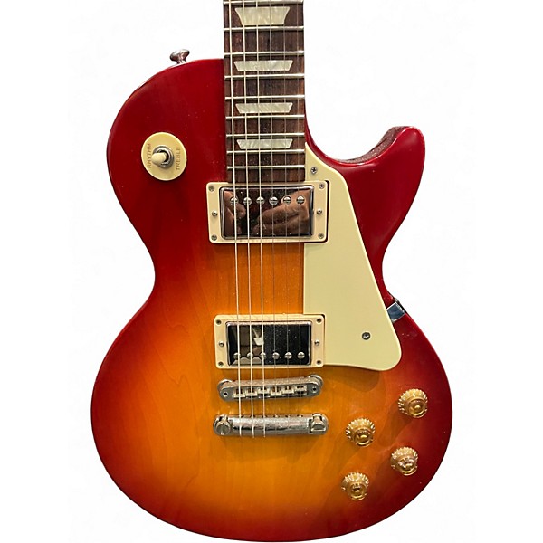 Used 2019 Gibson Les Paul Tribute Cherry Sunburst Solid Body Electric Guitar