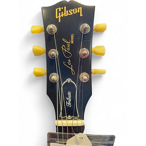 Used 2019 Gibson Les Paul Tribute Cherry Sunburst Solid Body Electric Guitar