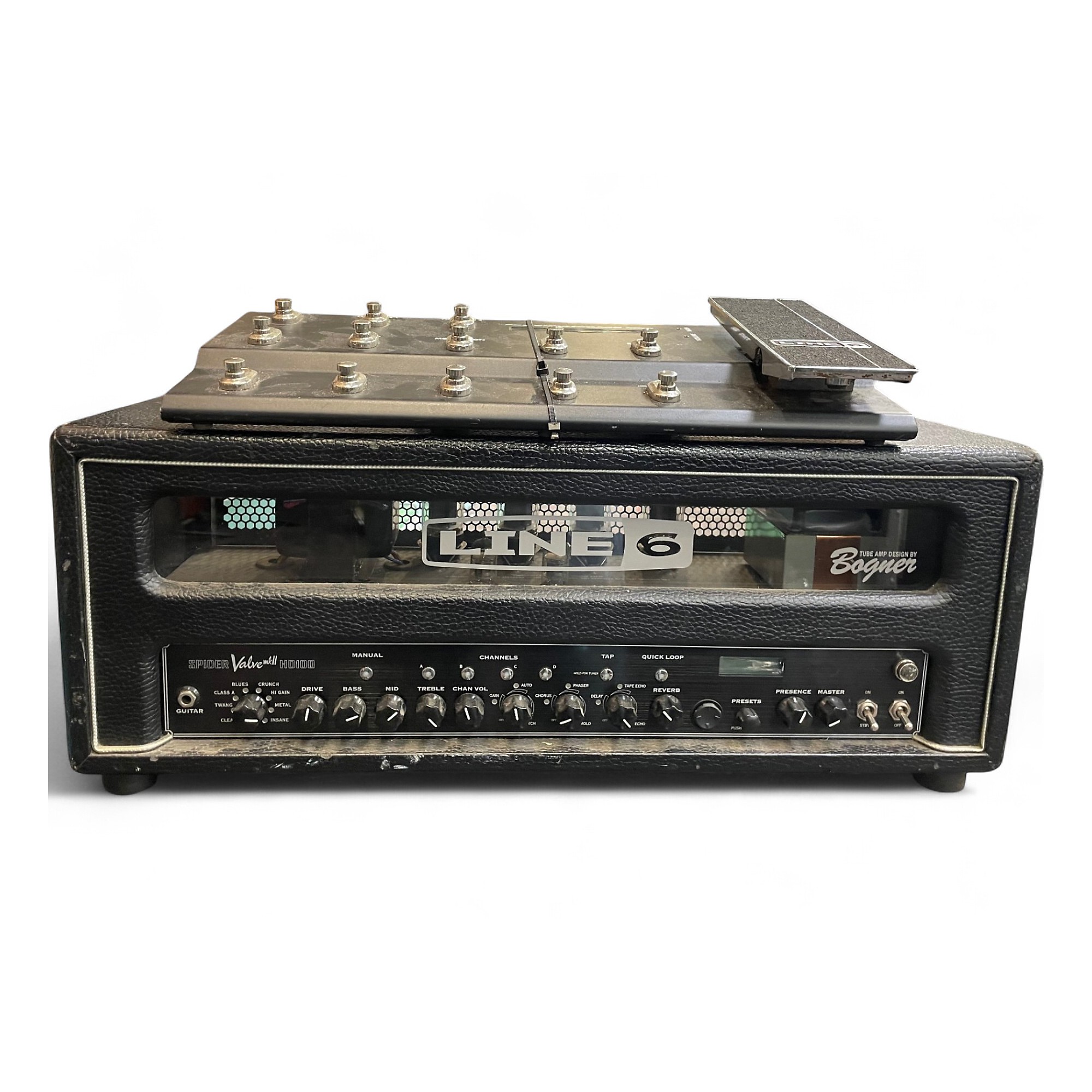 LINE 6 SPIDER VALVE HD100 Bogner ヘッドアンプ Line 6 Spider Valve HD100 100W Guitar Amp Head | Musician's Friend