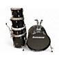 Used Ludwig 5 Piece backbeat black sparkle Drum Kit thumbnail