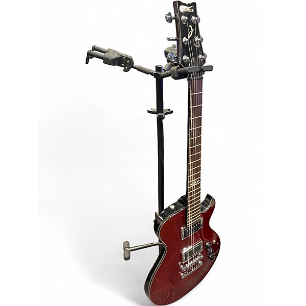 Used Ibanez ART100 Art Series Trans Crimson Red Solid Body Electric Guitar