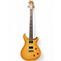 Used 2008 PRS Custom 24 10 Top Amber Solid Body Electric Guitar