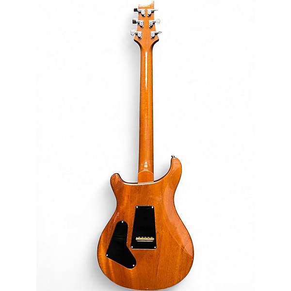 Used 2008 PRS Custom 24 10 Top Amber Solid Body Electric Guitar