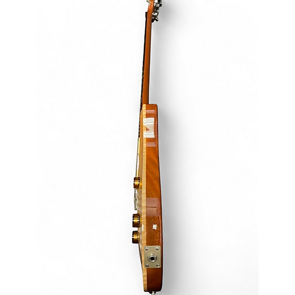 Used 2008 PRS Custom 24 10 Top Amber Solid Body Electric Guitar