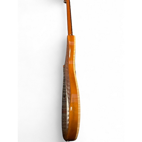 Used 2008 PRS Custom 24 10 Top Amber Solid Body Electric Guitar