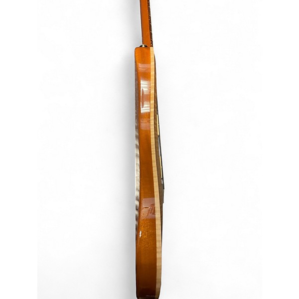 Used 2008 PRS Custom 24 10 Top Amber Solid Body Electric Guitar