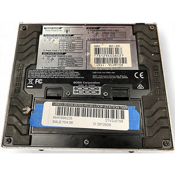 Used 2010s BOSS RC30 Loop Station Twin Pedal