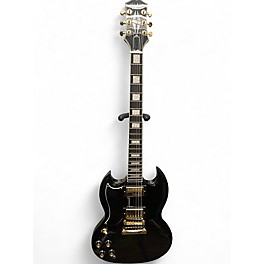 Used Epiphone SG Custom Left Handed Black Solid Body Electric Guitar