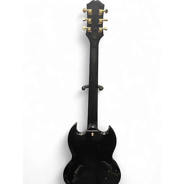 Used Epiphone SG Custom Left Handed Black Solid Body Electric Guitar