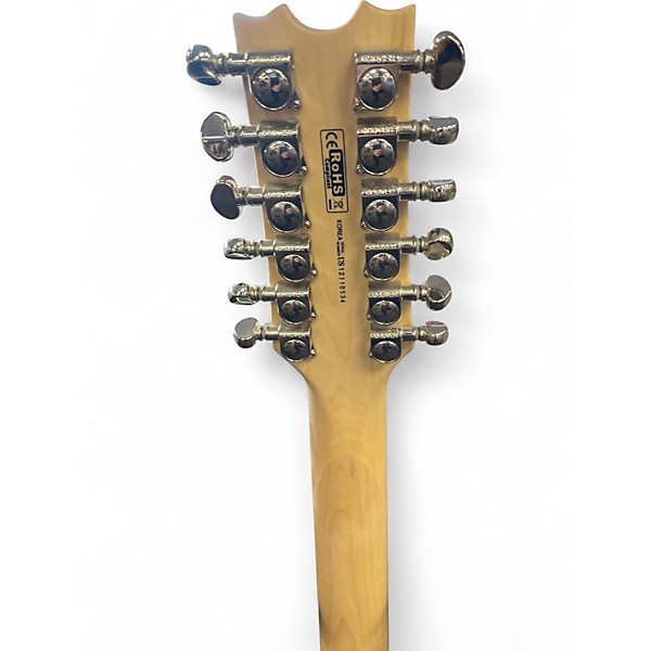 Used Dean Boca 12 Amber Solid Body Electric Guitar