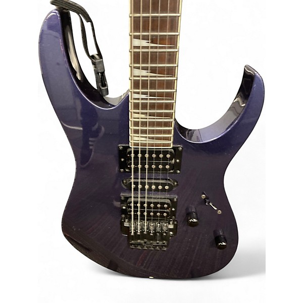 Used Ibanez RG370DX DARK BLUE SPARKLE Solid Body Electric Guitar