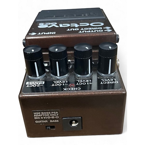 Used BOSS OC5 Octave Effect Pedal