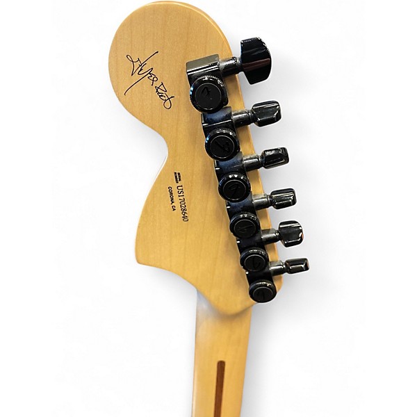 Used Fender Jim Root Signature Stratocaster Black Solid Body Electric Guitar