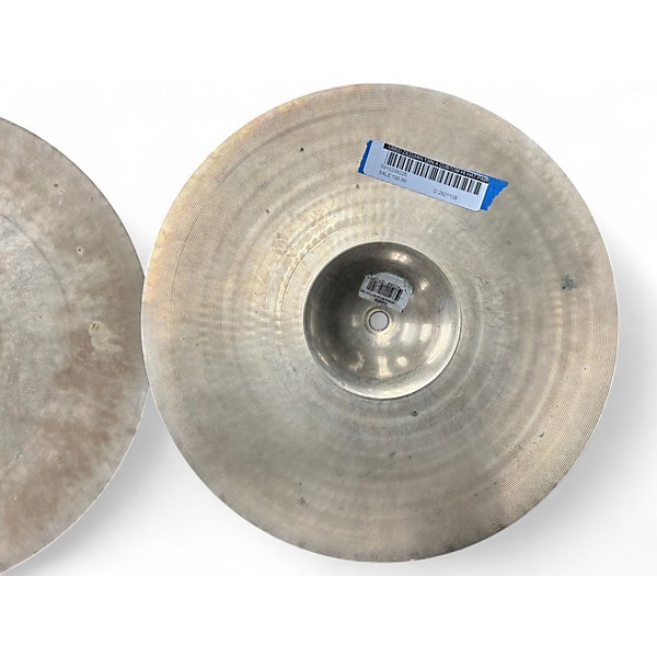 Used Zildjian 13in A Custom Hi Hat Pair Cymbal