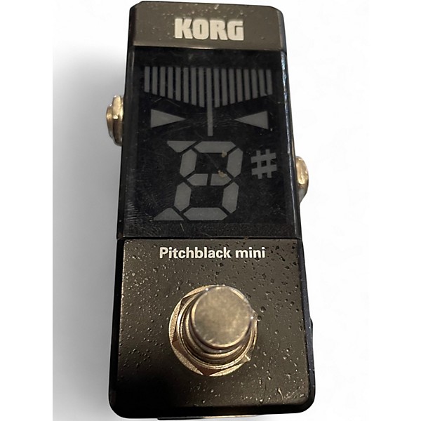 Used KORG PITCHBLACK MINI Tuner Pedal