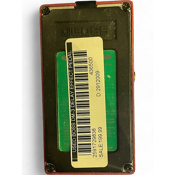 Used BOSS DM-3 DELAY Effect Pedal