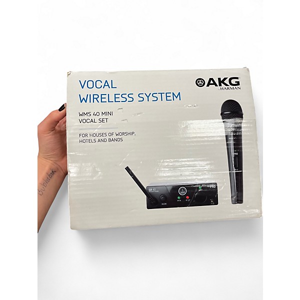 Used AKG WMS40 Mini Vocal Handheld Wireless System