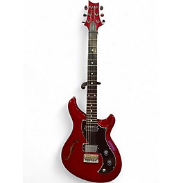 Used PRS S2 Vela Semi-hollow Candy Apple Red Metallic Hollow Body Electric Guitar