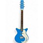 Used Danelectro 59M NOS PLUS Blue Solid Body Electric Guitar thumbnail