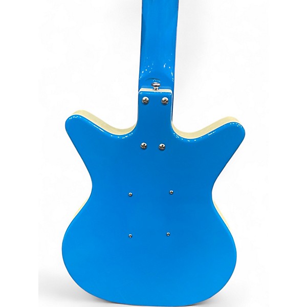 Used Danelectro 59M NOS PLUS Blue Solid Body Electric Guitar