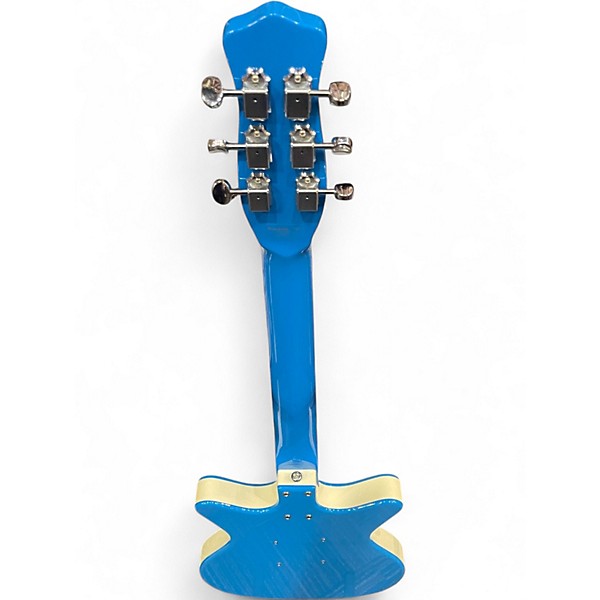 Used Danelectro 59M NOS PLUS Blue Solid Body Electric Guitar