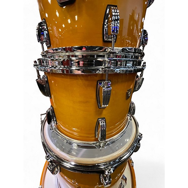 Used Ludwig 4 Piece LEGACY CLASSIC EXOTIC ORANGE SLUMBER Drum Kit