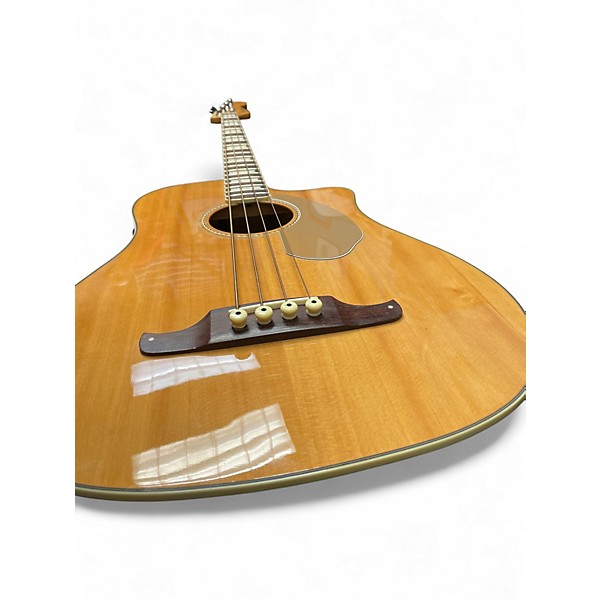 Used Fender Kingman Acoustic Electric Bass Natural Acoustic Bass Guitar