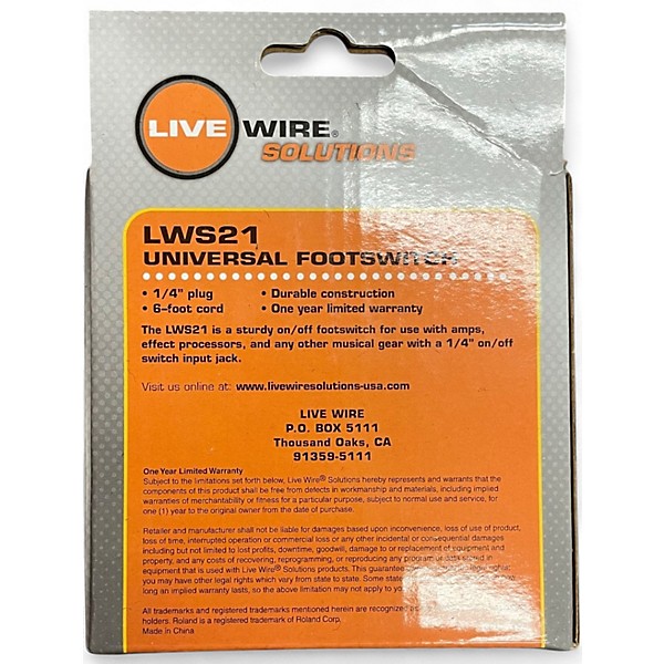 Used Livewire FS1 Pedal