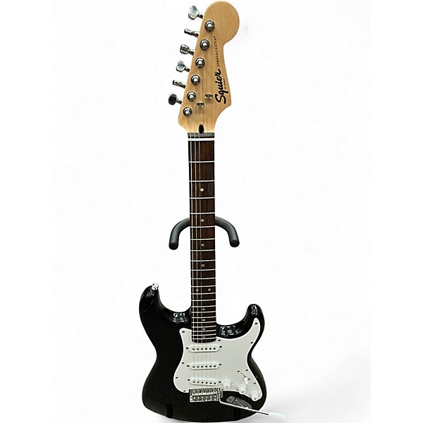 Used Squier Affinity Stratocaster Black Solid Body Electric Guitar