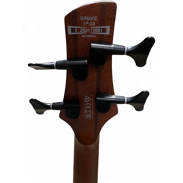 Used Ibanez SR600E Antique Brown Electric Bass Guitar