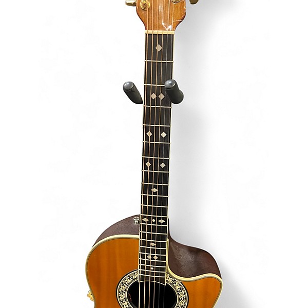 Used Ovation 1667 Natural Acoustic Electric Guitar