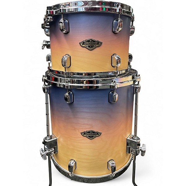 Used TAMA 3 Piece Starclassic Walnut/Birch Satin Purple Atmosphere Fade Drum Kit