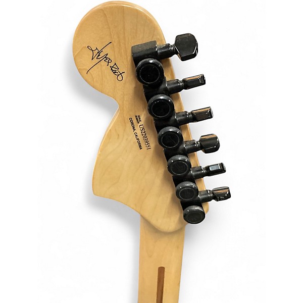 Used Fender Jim Root Signature Stratocaster Black Solid Body Electric Guitar