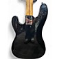 Used Squier Precision Bass Black and White Electric Bass Guitar