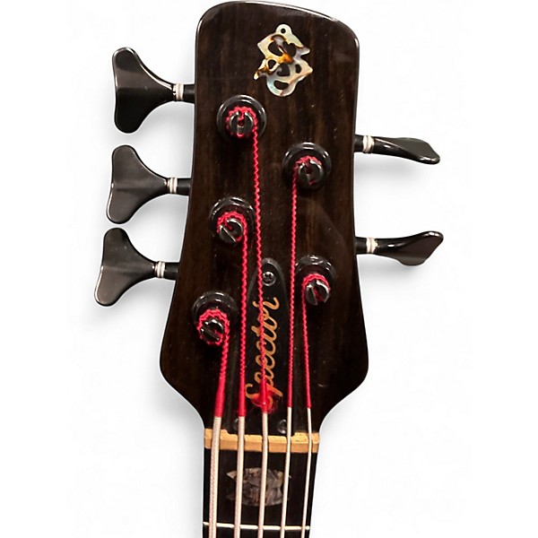 Used Spector NS-5XL Purple Burst Electric Bass Guitar