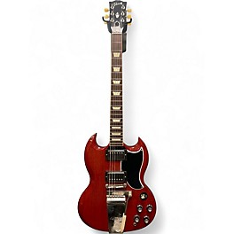 Used Gibson 61 SG STANDARD W/ MAESTRO CHERRY RED Solid Body Electric Guitar