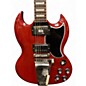 Used Gibson 61 SG STANDARD W/ MAESTRO CHERRY RED Solid Body Electric Guitar